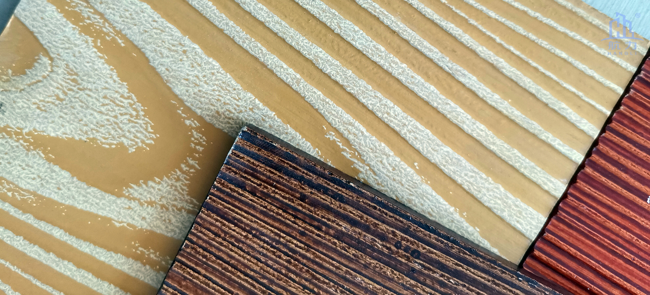 木紋系列適合于高檔別墅和居民樓房、舊房改造或者大型旅游景區、輕鋼別墅的正面，外墻和內墻裝飾使用。鋪貼方式有披疊、干掛和直接上膠。板材的耐火性強，質量輕，長度可達3.05米。相比起瓷磚較為輕質，比木板更耐用。